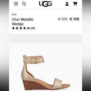 Ugg Char Metallic Wedge